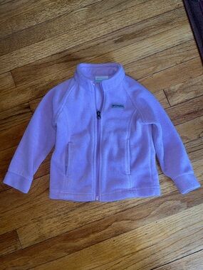 Columbia Lavender Full-Zip Fleece Pullover